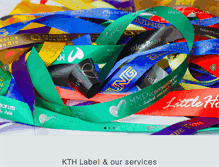 Tablet Screenshot of kthlabel.com